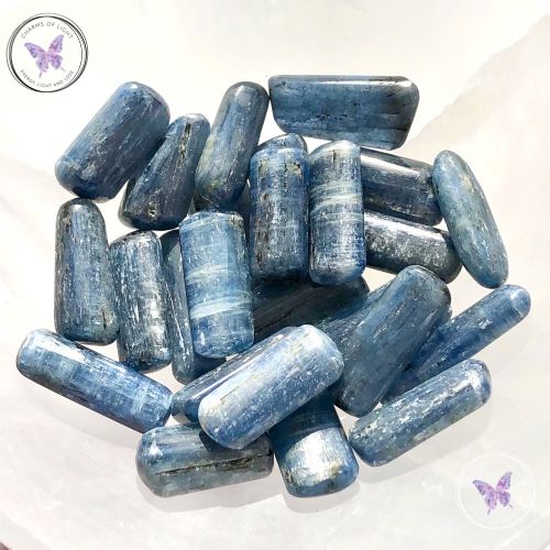 Blue Kyanite Tumble Stone - Large